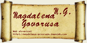 Magdalena Govoruša vizit kartica